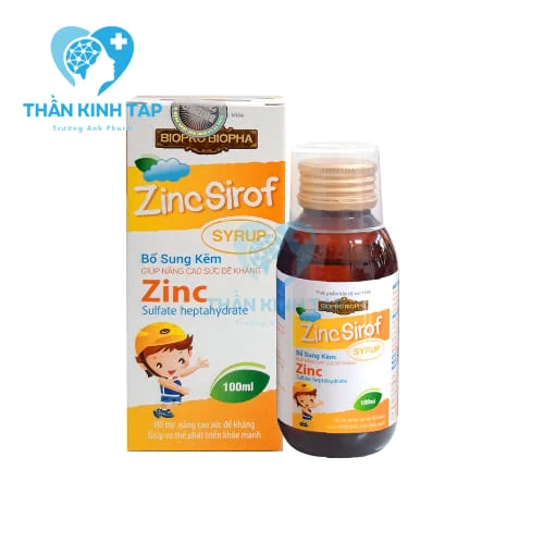 Zinc Sirof Syrup - Bổ sung kẽm, nâng cao sức đề kháng